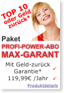 Suchmaschinenmarketing
PAKET - PROFI-POWER-ABO-MAX-GARANT